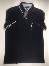 Men's Tommy Hilfiger Slim Fit Thluxe Finish Navy Blue Polo Size Large NWT