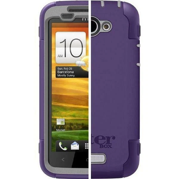 OtterBox Defender Series Case with Holster for HTC One X - Grape/Grey - Image 2 of 2