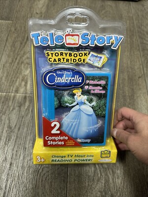 TeleStory Cinderella Bilderbuch Cartridge Walt Disney 2 komplette Geschichten