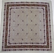 Scarf 100 Pure Silk Vintage Sarah 377 84cm x 88cm