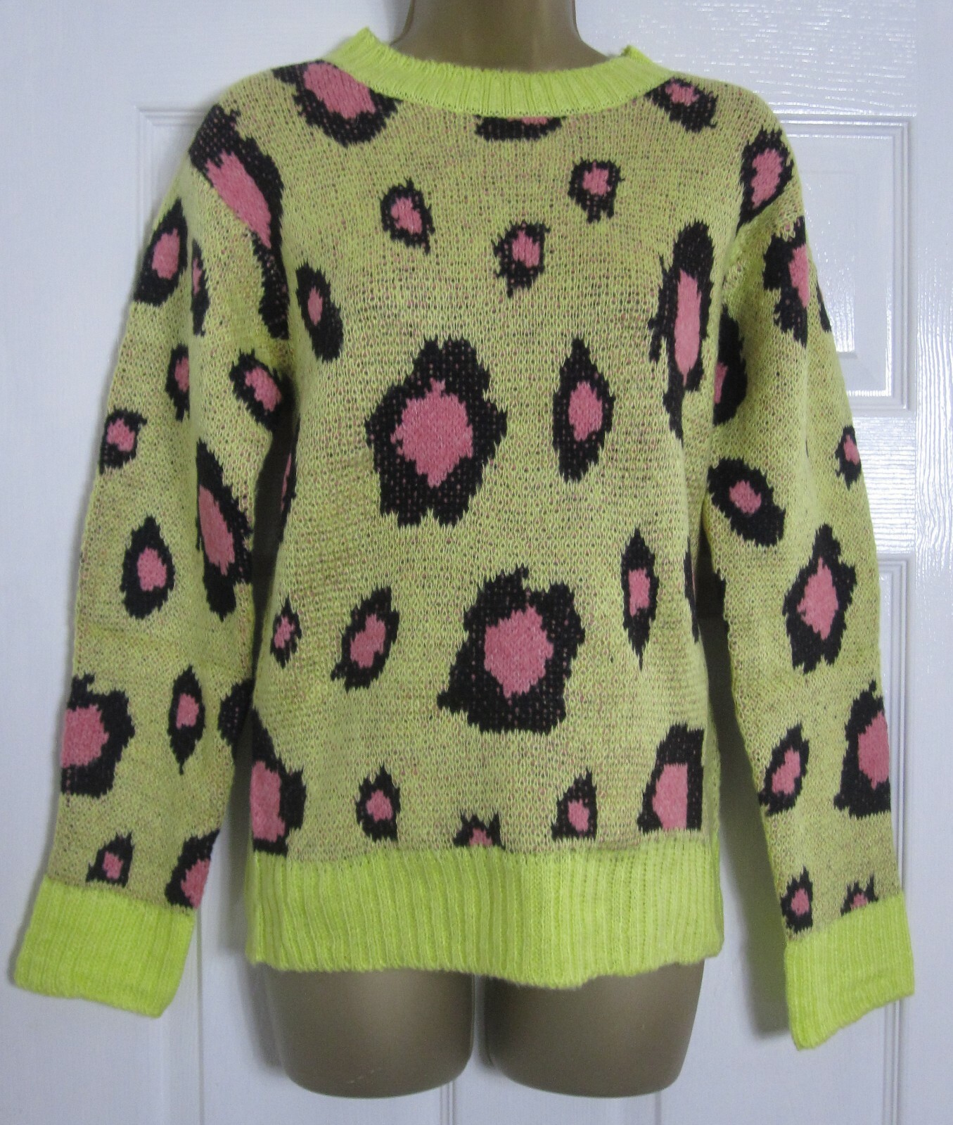 New Ladies Bon Marche Animal Print Jumper Knitwear Sweater Top Soft