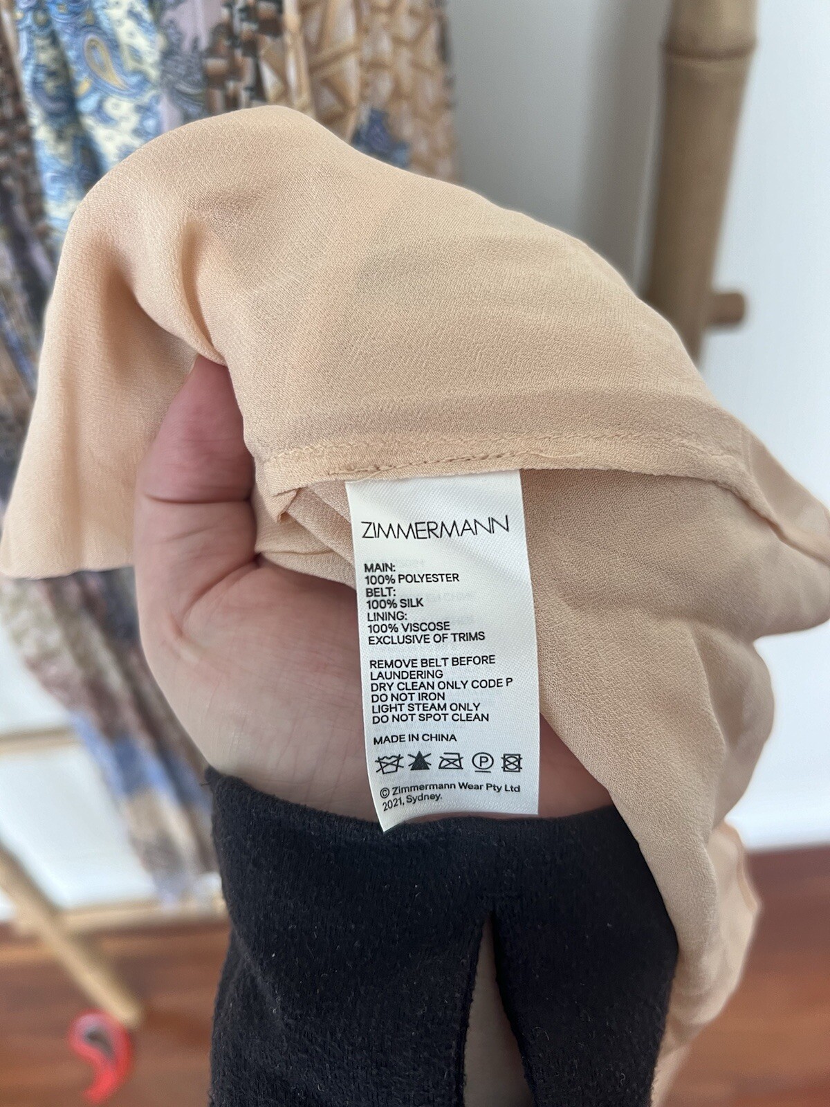 Zimmermann Sunray Picnic Patchwork Effect Midi Dr… - image 8