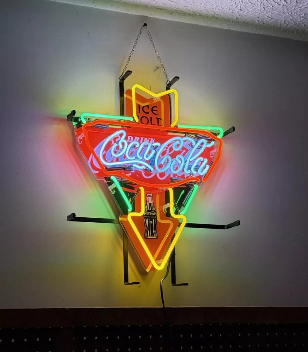 Coca Cola Neon Sign Indiana Collectible Lighting & Neon Lamps for