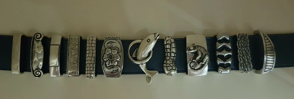 ♥ umjuBELT Loop für Gürtel Schnalle silber verschiedene Sorten / Designs