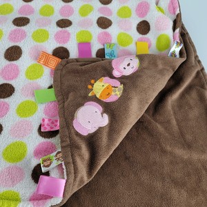 pink monkey blanket