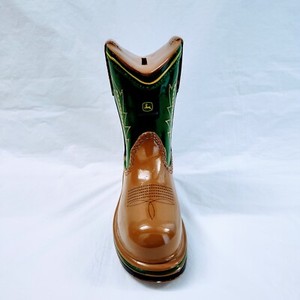 John Deere Green Boot Piggy Coin Bank (Missing Stopper)
