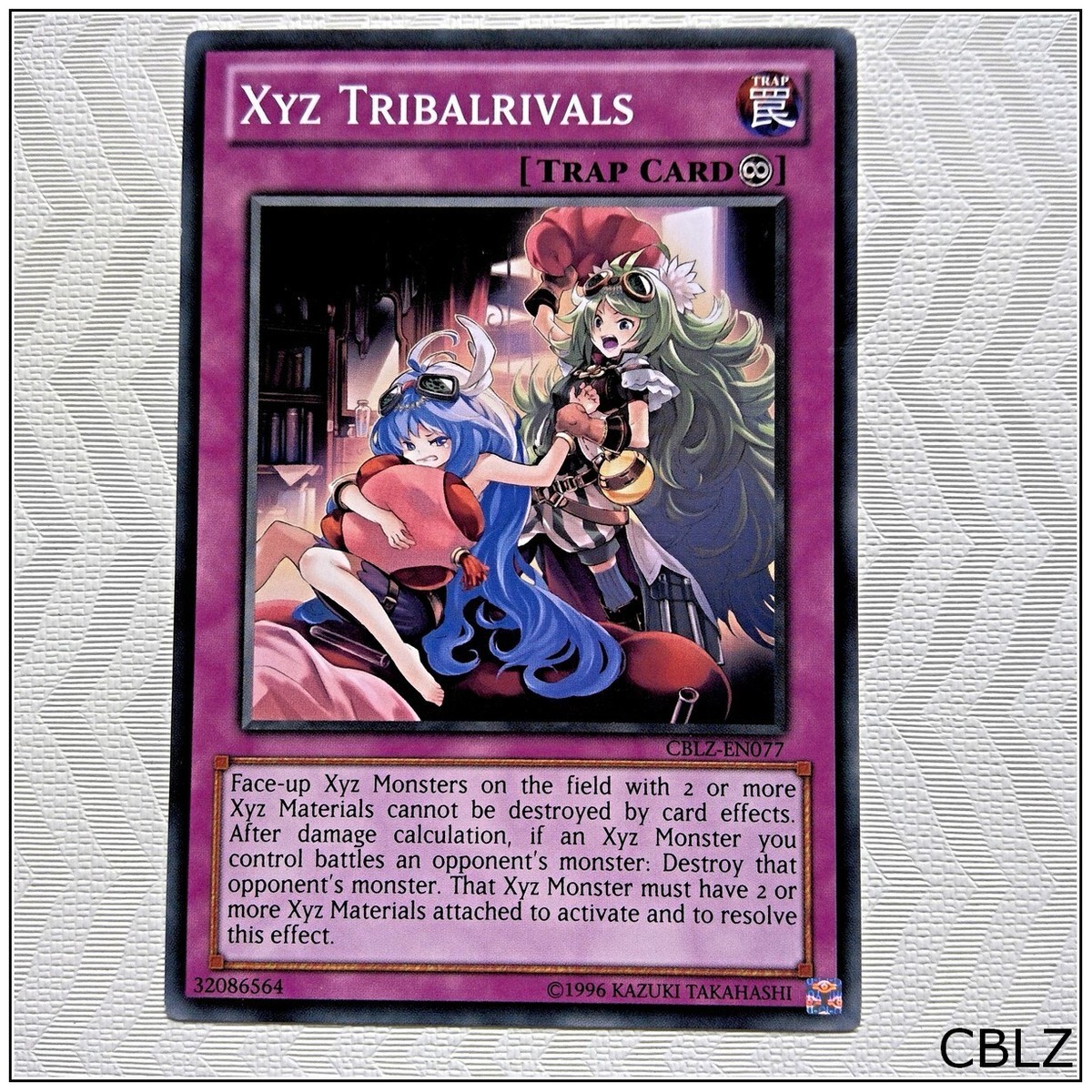 Yu-Gi-Oh! Karte – Xyz Tribalrivals (CBLZ-EN077), Common, 1st Edition, Aus Cosmo Blazer