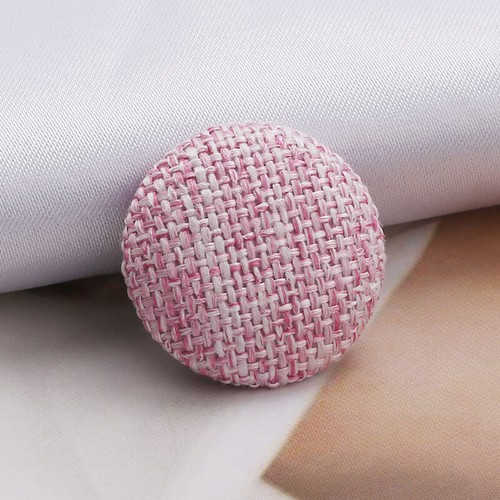 10Pcs 15-30mm Satin Fabric Covered Metal Shank Buttons For Gowns Blouses Coat - Picture 9 of 90