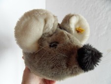 Steiff mouse large button flag stuffed animal made in Germany 2517