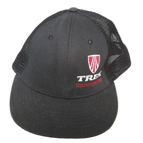 Trek Bicycles Factory Demo Black Trucker Hat Snapback