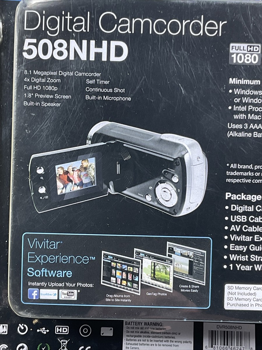 Vivitar DVR-508 Camcorder for sale online | eBay
