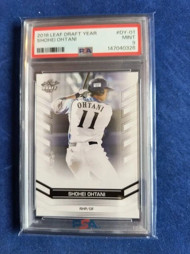 2018 LEAF DRAFT YEAR SHOHEI OHTANI #DY-01 PSA 9 Rookie Card