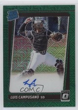2021 Panini Donruss Optic Green Mojo Prizm 70/99 Luis Campusano Auto 0w90