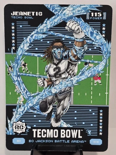 Bo Jackson Battle Arena Tecmo Bowl Jeanetic Ice #90 - Ashton Jeanty