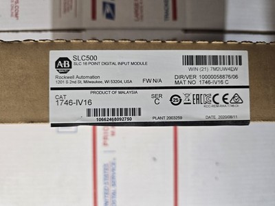 Rockwell Automation SLC500 16-Point Digital Input Module 1746-IV16