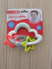 skip hop activity center Sliver Lining cloud Starry Rattle Shapes BPA-Free 