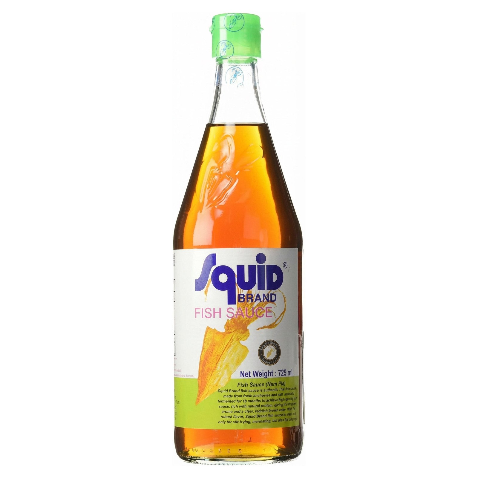 Tintenfisch Fisch Sauce 725ml Authentic Thai Nam Pla Gewürz Umami