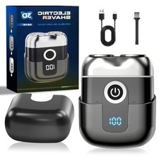 Electric Foil Shavers for Men, Mens Upgraded Electric Razor Mini Shaver, Gray