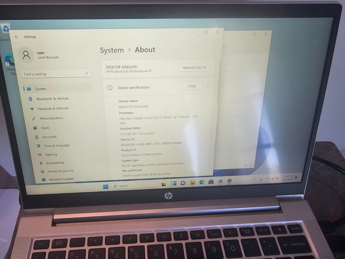 HP ProBook 630 G8 Touch 13.3