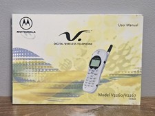 Motorola User Manual ONLY Digital Wireless Telephone Model V2260 V2267 Old