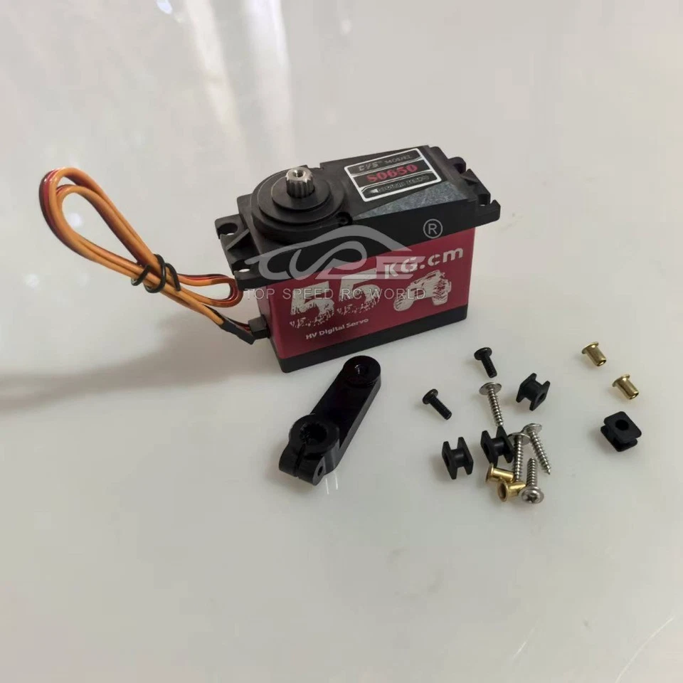 TSRC 55 Kg Wasserdichtes Bürstenloses Digitales Servo Für 1/5 RC BAJA 5B LOSI  - Bild 3 von 4