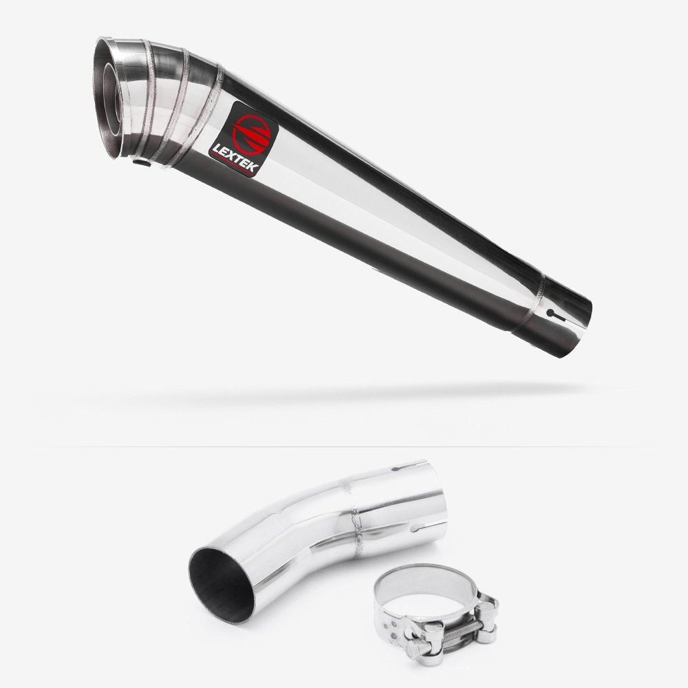 Lextek MP4 Megaphone Exhaust with Link Pipe for Kawasaki Z900 RS (18-23)