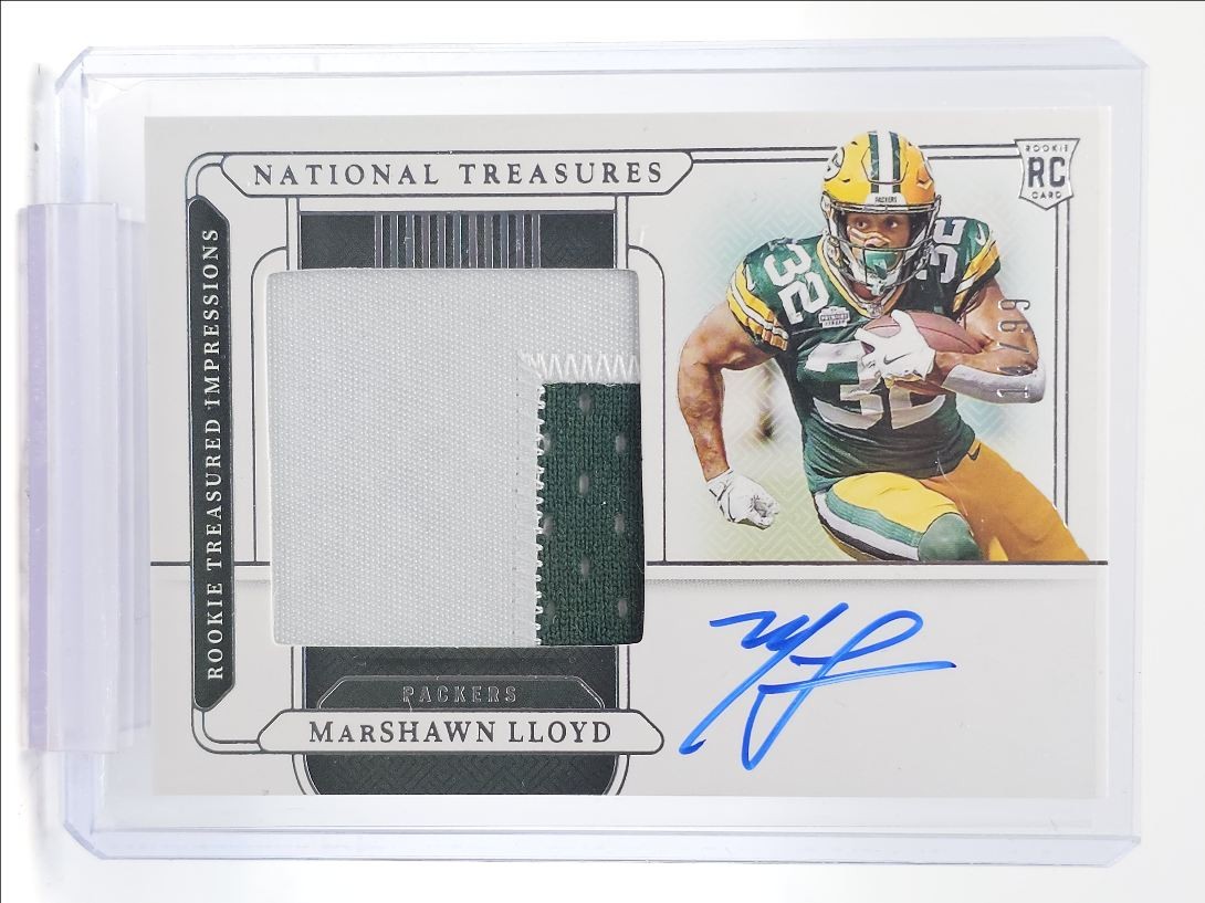 MarShawn Lloyd Panini National Treasures Rookie Treasured Impressions Autographs #MLD Base