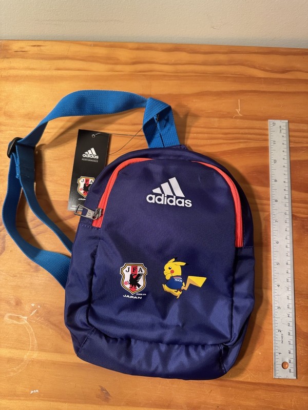 Pikachu Adidas JFA Football/Soccer Youth Bag NWT