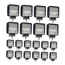 Led Light Pods 4 Inch 126w Square Led Work Light 12v 24v Spotflood Light 20 Led Light Pods 4 Inch 126w Square Led Work Light 12v 24v Spotflood Light 20
