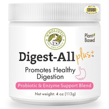 Wholistic Pet Organics Probiotics for Dogs with Digestive Enzymes Prebiotic...