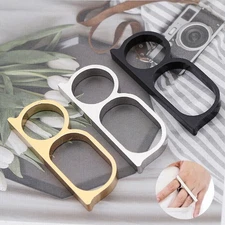 Ring Blogger Retro Women Chunky Knuckle Double Style Men Punk Two Finger Vintage