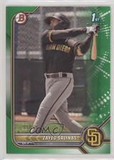 2022 Bowman Prospects Green Border 99/99 Zayed Salinas #BP-122 0au4
