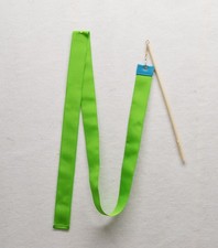 Child -Green Streamer w 12" Rod - Worship Dance Ribbon