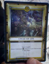 Warhammer Age Of Sigmar Champions Savagery TCG : Cycle Of Life  FOIL