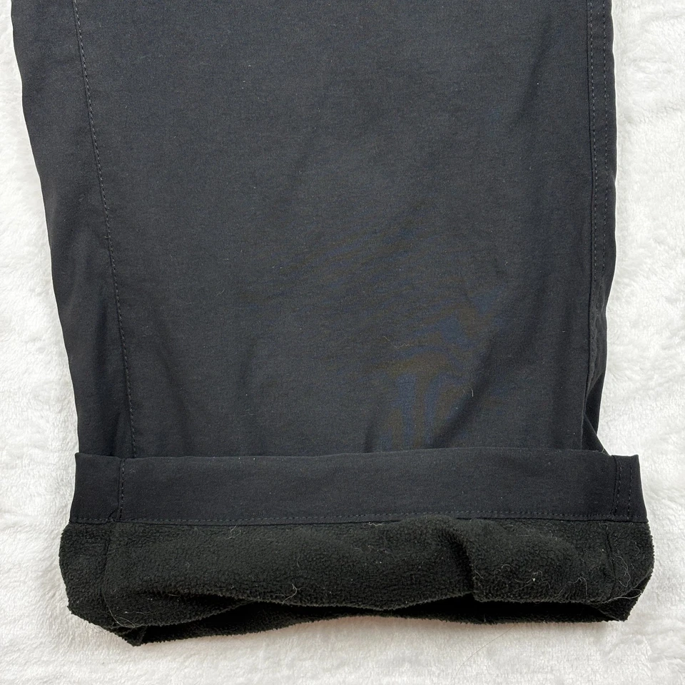 Pantalones tecnológicos forrados de lana Eddie Bauer para hombre 36x32 negros senderismo elásticos de nailon Foto 2 de 4