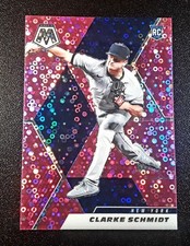 2021 Panini Mosaic - Rookie Clarke Schmidt #266 Quick Pitch Pink Mosaic Prizm...