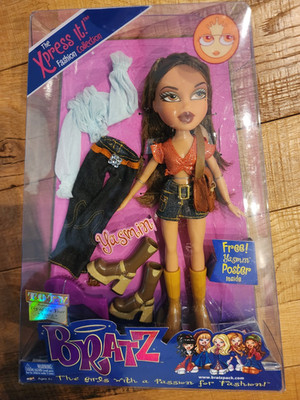 BRATZ Fashion Doll Yasmin 2002 The Xpress It Collection MGA New in Box NIB