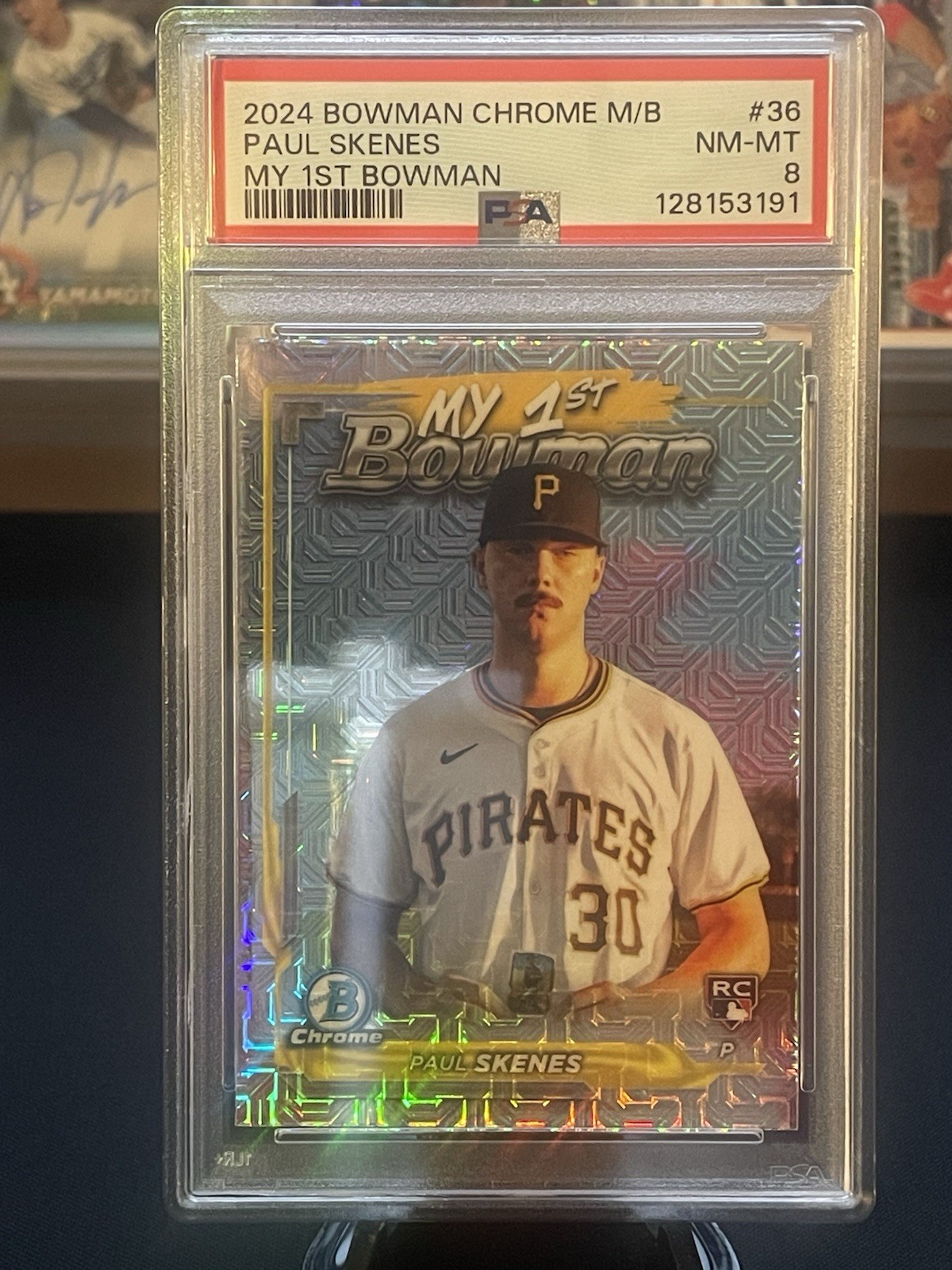 2024 Bowman Chrome Mega Box - Paul Skenes My 1st Bowman PSA 8