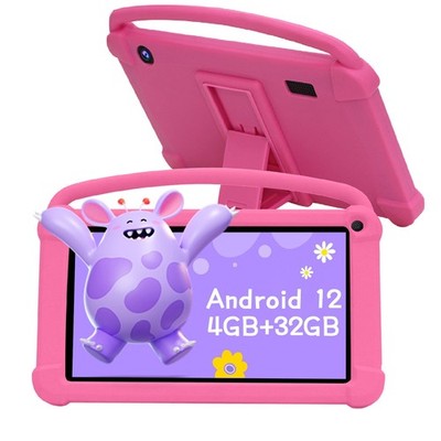 Peicheng Q1K Kids Tablet 7'' IPS Display, Android 12, 4/32GB Storage Expandable