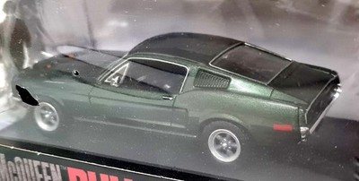 Greenlight 1/43 Bullitt 1968 Ford Mustang GT McQueen Figure