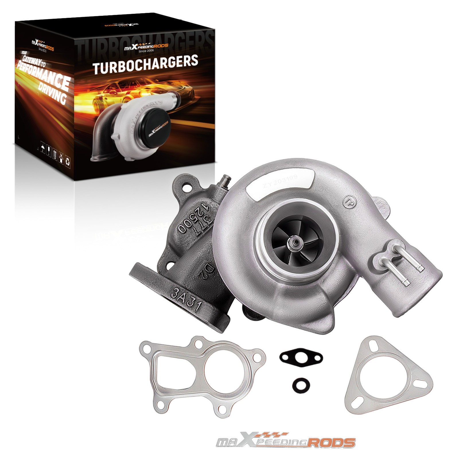Turbocharger for Mitsubishi Triton L200 2.5L 4D56T 1996-1998 Water Turbine