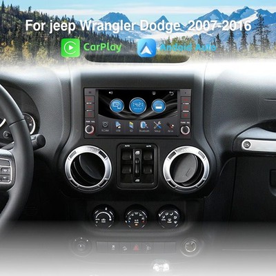 Autoradio DAB CarPlay IPS Jeep Wrangler Dodge AHD Android Auto BT AirPlay RDS