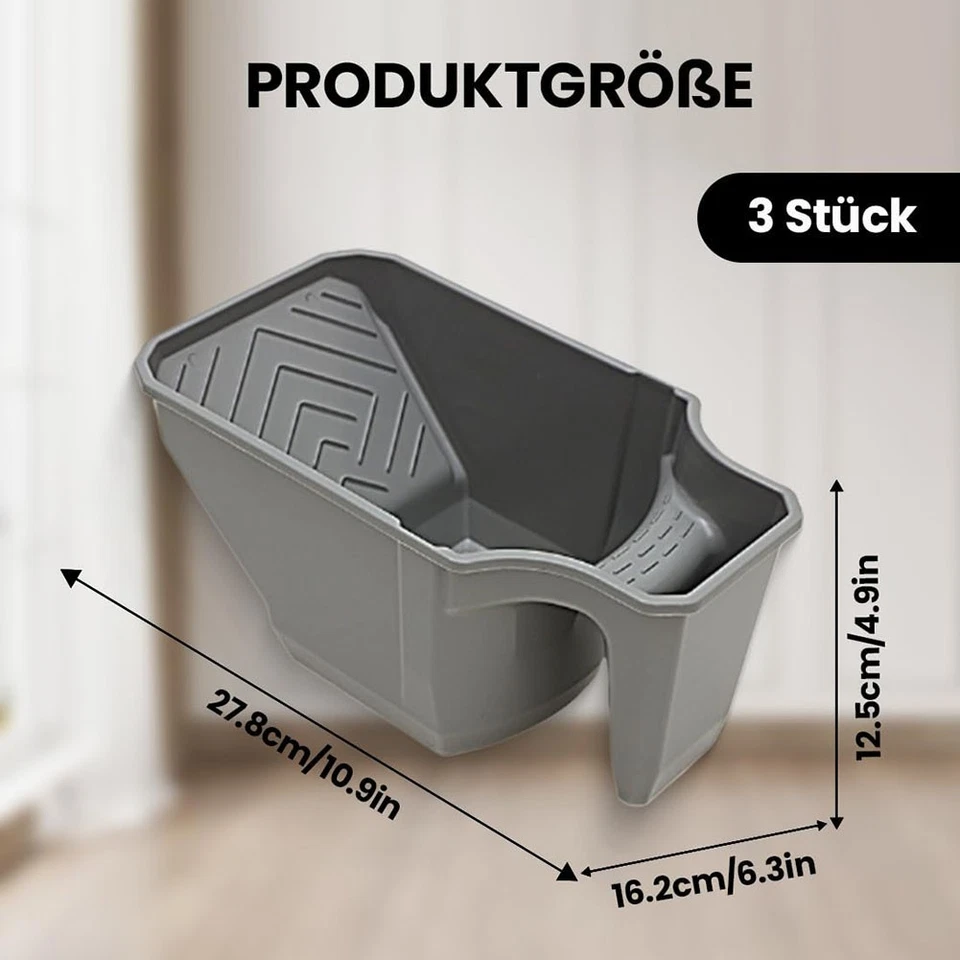 Comfort Grip Tray Ergonomic Paint Tray Easy Tray Control Zuverl?ssiges Lackierw