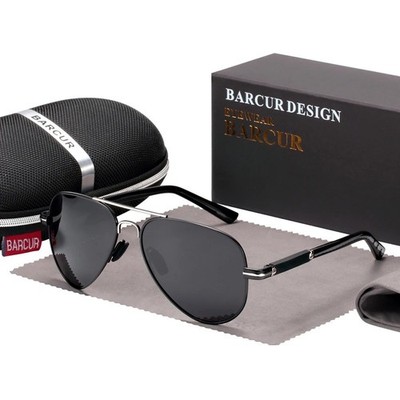 Herren Sonnenbrille Selbsttönend Polarisiert Pilot Brille Photochrom UV400
