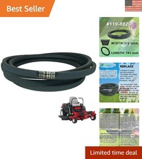 Replacement Deck Belt 119-8820 for Toro/Exmark - 1/2" W x 141.5" L Mower Part