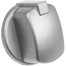 Bouton de Contrôle compatible avec Indesit Cuisinière et Four (Argent/Inox)