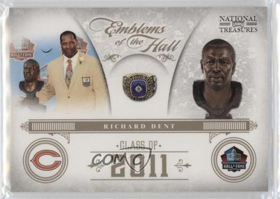 2011 Playoff National Treasures Emblems of the Hall /99 Richard Dent #17 HOF 5w7