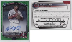 2025 Bowman Chrome Prospect Mega Box Green Mojo Refractor /99 Kyle DeBarge Auto