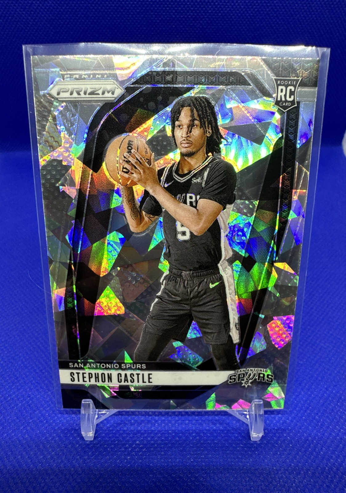 2024-25 Panini Prizm - Stephon Castle #234 Ice Prizm (RC)