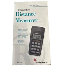 Radio Shack (63-1005) Area Volume Ultrasonic Distance Measure W/ Memory